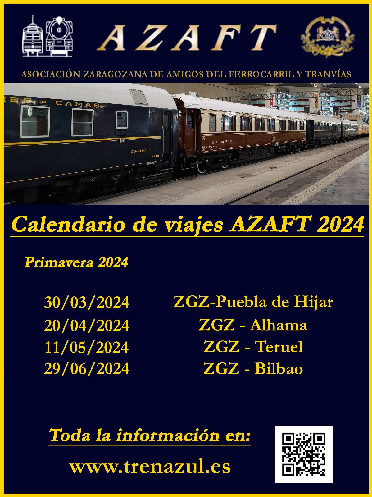 TREN AZUL 2024